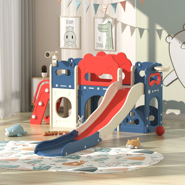 Nyeekoy 85'' W Indoor and Outdoor Plastic Climber Wayfair